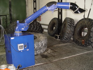 Фильтровентиляционаая установка для участка ремонта шин