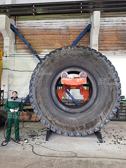 Стойка-шинодержатель грузоподъемностью 7500 кг